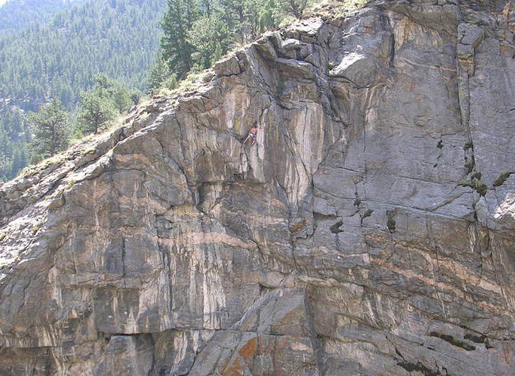 The River Wall climb in Clear Creek canyon