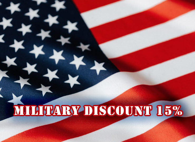 Casino Promotion - Military Discount - Save 15%