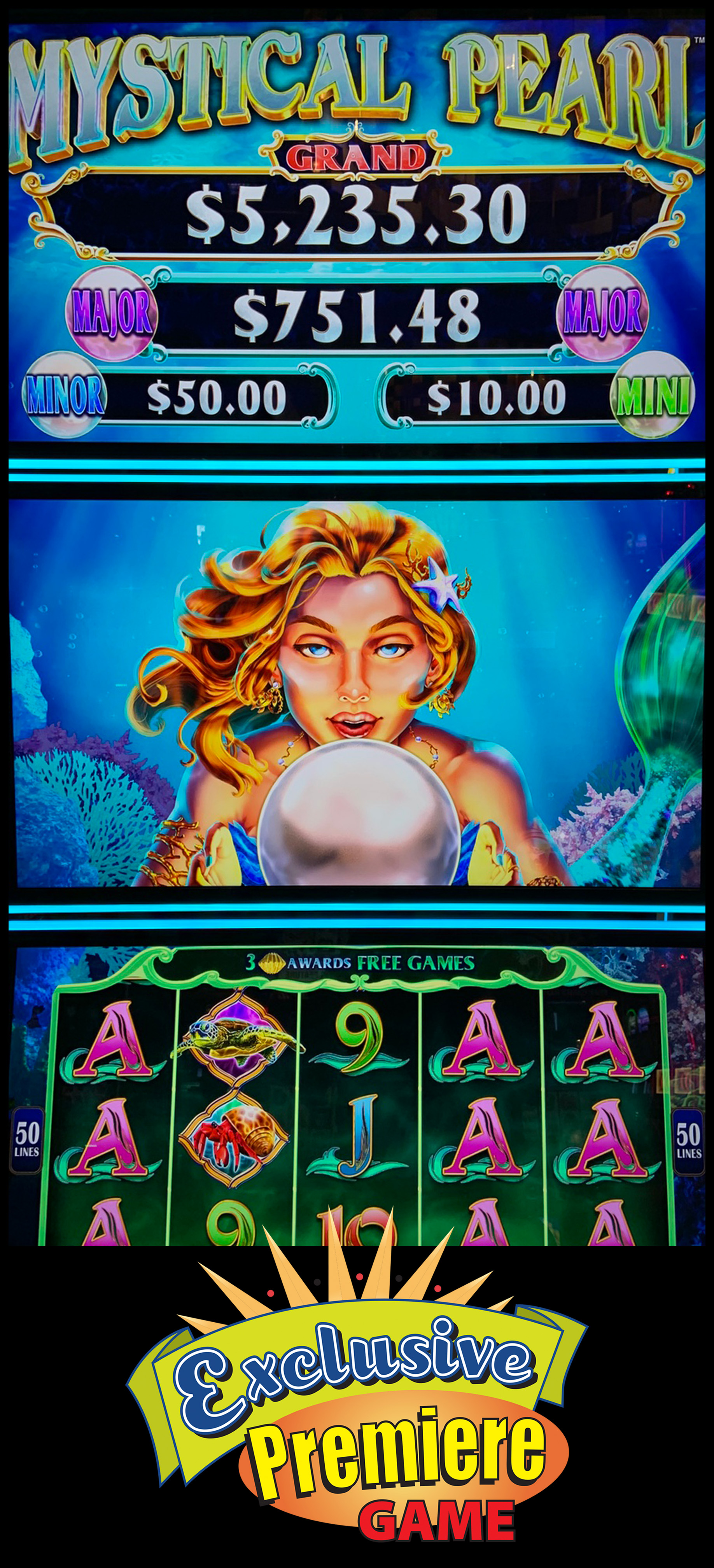 Exclusive Premier Slots -  Mystical Pearl Mermaid
