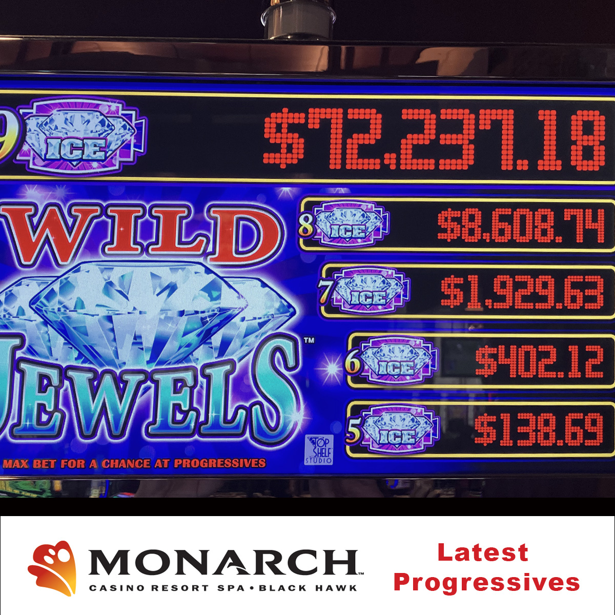 Slot Progressives - Double Diamond - $88,914.80