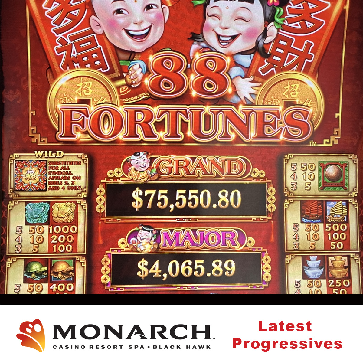 Slot Progressives - Jackpot Jewels - $74,751.32
