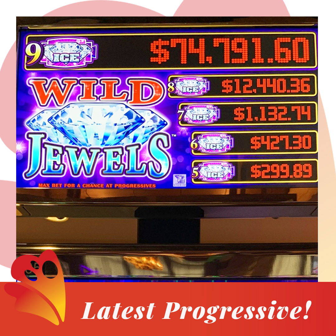 September Slot Progressive - Wild Jewels $74,791.60