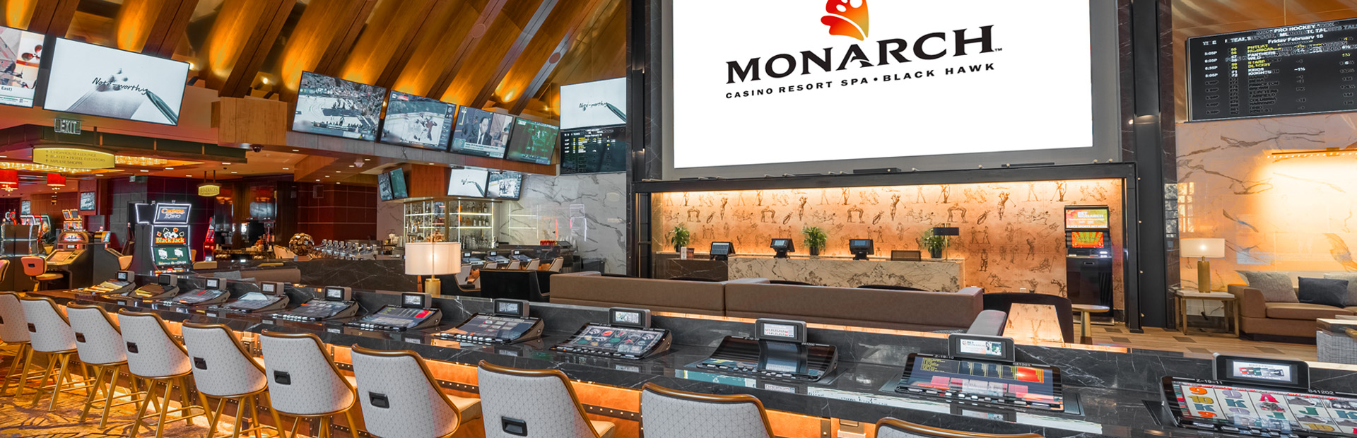 Monarch Casino Resort Spa - Sportsbook Lounge Overview