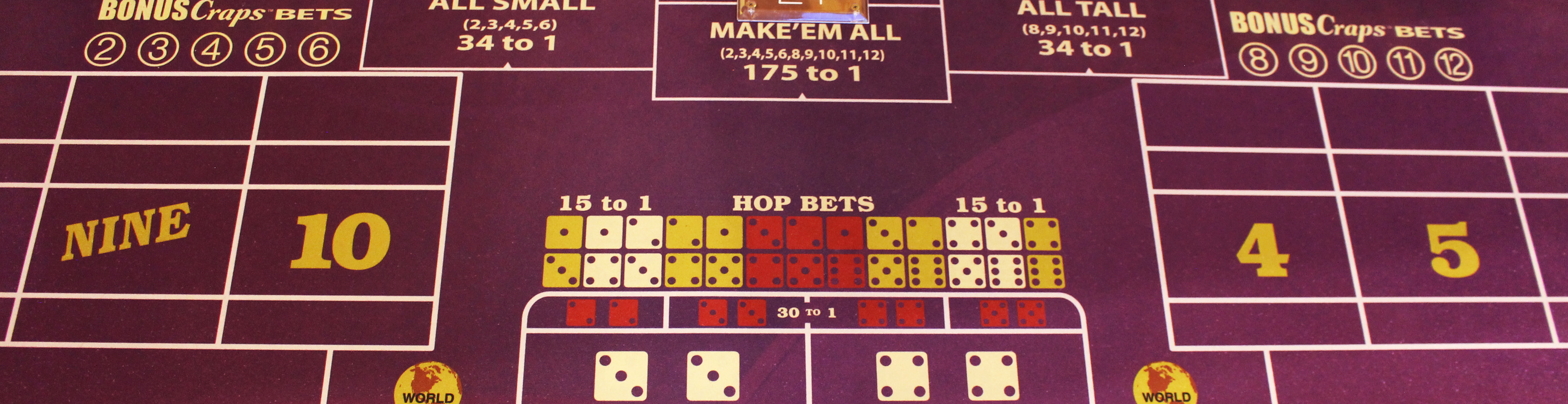Table Games Layout - Craps